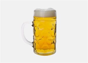 Boccale da Birra con Occhiali HAAC Ideale per Feste di Birra e Carnevale 