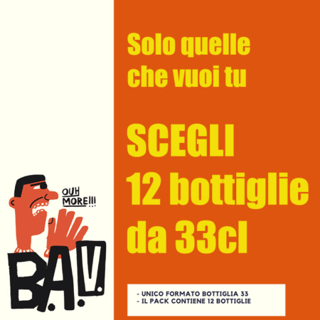 Scatola a scelta 12 bottiglie da 33cl